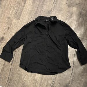 Express Men's Black Casual Button Down Shirt